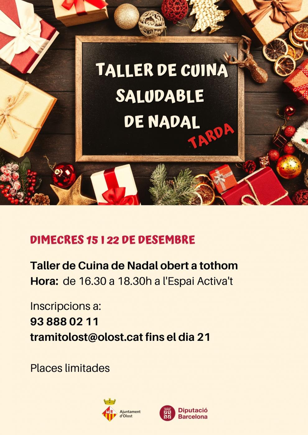 Taller de cuina de Nadal